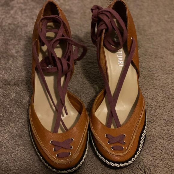 Colin Stuart Beige  High Heels - Picture 1 of 4